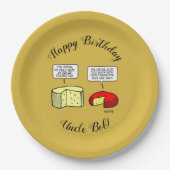 Gouda en Jack Cheese Tasting Birthday Party Papieren Bordje (Voorkant)