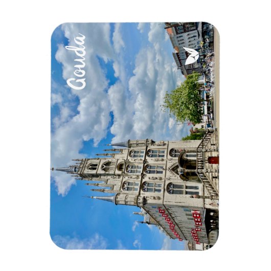 Gouda fridge magneet door Velvet Escape (Verticaal)