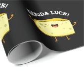 Gouda Luck Funny Cheese Pun Cadeaupapier (Rol Hoek)