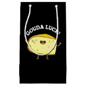 Gouda Luck Funny Cheese Pun Klein Cadeauzakje (Voorkant)
