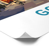 Gouda Nederland Reisprint Poster (Hoek)