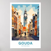 Gouda Nederland Reisprint Poster (Voorkant)