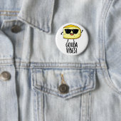 Gouda Vibes Grappige Kaasgrap Ronde Button 5,7 Cm (In situ)