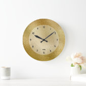 Goudachtergrondtextuur van afbeelding weergeven grote klok (Huis)