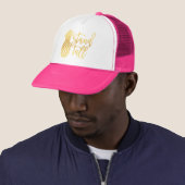 Goudananananassetstandaard Tall Trucker Hat Pet (In situ)