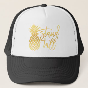 Goudananananassetstandaard Tall Trucker Hat Pet