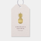 Goudananas Cadeaulabel (Achterkant)