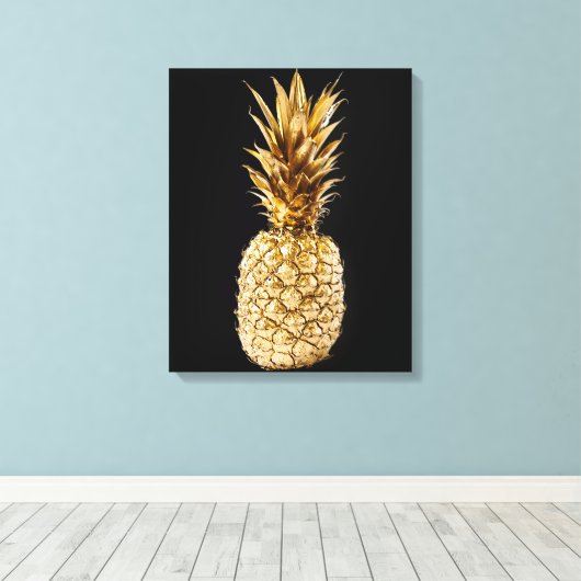 Goudananas Canvas Afdruk (Insitu (Houten vloer))