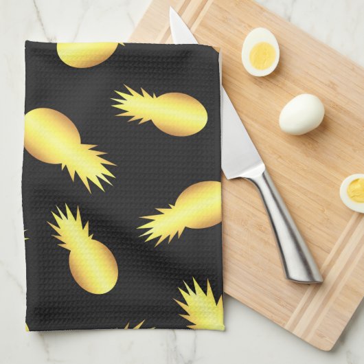 Goudananas Theedoek (Quarter Fold)