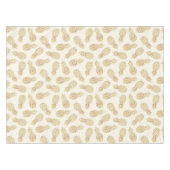 Goudananassen op eiwit Tropisch Tafelkleed (Voorkant (Horizontaal))