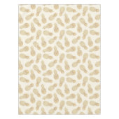 Goudananassen op eiwit Tropisch Tafelkleed (Voorkant)