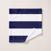 Goudanker nautische strepen bad handdoek (Wasdoekje)