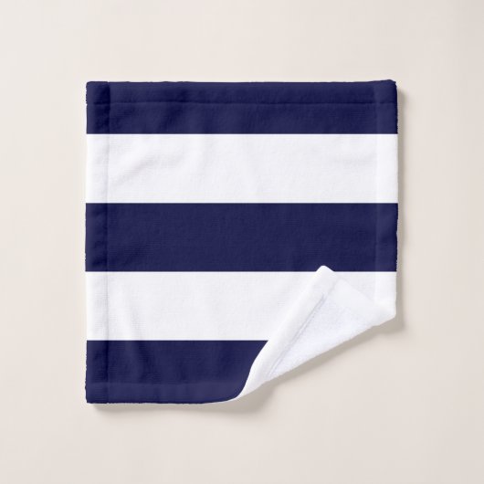 Goudanker nautische strepen bad handdoek (Wasdoekje)