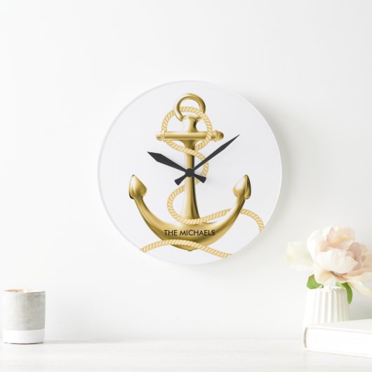 Goudanker nautische wandklok op maat (Huis)