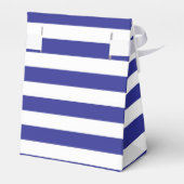 Goudanker op blauwe strepen bedankdoosjes (Achterkant)