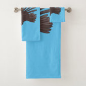 Goudarend grappige illustratie van cartoon bad handdoek (Insitu)