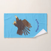 Goudarend grappige illustratie van cartoon bad handdoek (Handdoek)