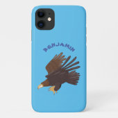 Goudarend grappige illustratie van cartoon Case-Mate iPhone case (Achterkant)