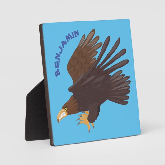 Goudarend grappige illustratie van cartoon fotoplaat (Voorkant)