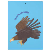 Goudarend grappige illustratie van cartoon klembord (Achterkant)