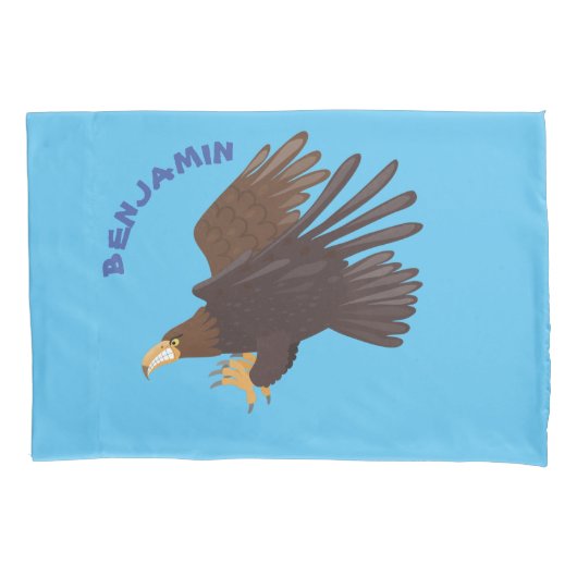 Goudarend grappige illustratie van cartoon kussensloop (Voorkant)