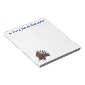 Goudarend grappige illustratie van cartoon notitieblok (Schuin)