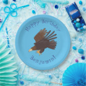 Goudarend grappige illustratie van cartoon papieren bordje (Feest)