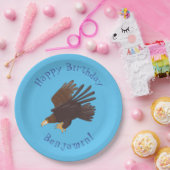 Goudarend grappige illustratie van cartoon papieren bordje (Feest)