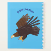 Goudarend grappige illustratie van cartoon planner (Achterkant)