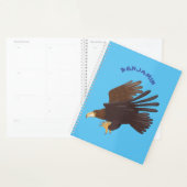 Goudarend grappige illustratie van cartoon planner (Display)