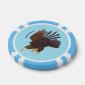Goudarend grappige illustratie van cartoon poker chips (Enkel)