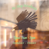 Goudarend grappige illustratie van cartoon raamsticker (Vel 2)