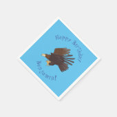 Goudarend grappige illustratie van cartoon servet (Hoek)