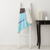 Goudarend grappige illustratie van cartoon sherpa deken (In situ)