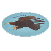 Goudarend grappige illustratie van cartoon snijplank (Hoek)