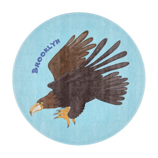 Goudarend grappige illustratie van cartoon snijplank (Voorkant)