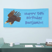 Goudarend grappige illustratie van cartoon spandoek (Beurs)