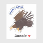 Goudarend grappige illustratie van cartoon sticker (Vel)