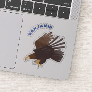 Goudarend grappige illustratie van cartoon sticker