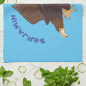 Goudarend grappige illustratie van cartoon theedoek (Gevouwen)