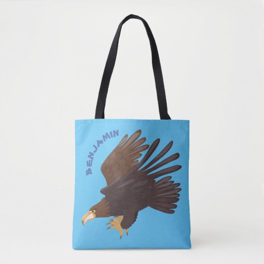 Goudarend grappige illustratie van cartoon tote bag (Voorkant)
