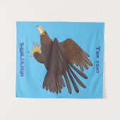 Goudarend grappige illustratie van cartoon wandkleed (Voorkant (horizontaal))