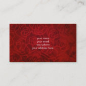 Goudarend in Velvet Red Visitekaartje (Achterkant)