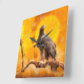 Goudarend Vierkante Klok (Hoek)