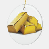 Goudbakken Keramisch Ornament (Links)