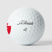 goudbal, gepersonaliseerd golfballen (Logo)