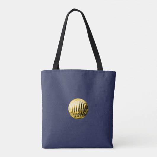 goudbal tote bag (Achterkant)