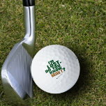 goudbal verloren golfballen<br><div class="desc">Een grappig en aangepast idee voor golfspelers. Een typografisch ontwerp met de woorden: Ik ben VERLOREN. WEET JE (zijn naam hier)?</div>
