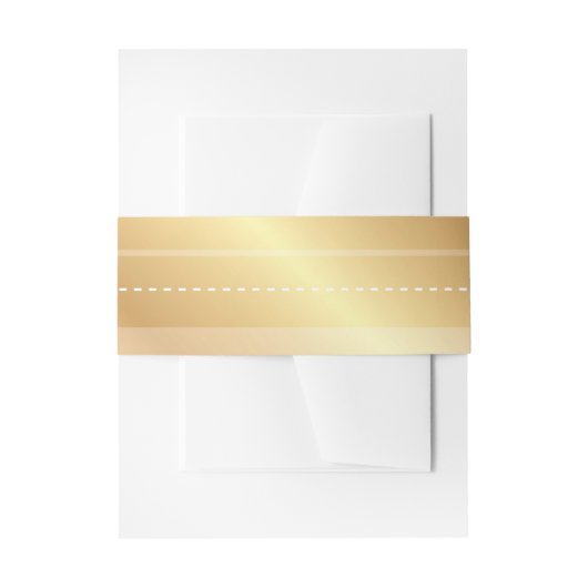 goudbalken uitnodigingen wikkel (Voorkant Voorbeeld)