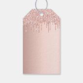 Goudballon van 16 zwarte rozen bedankt cadeaulabel (Achterkant)